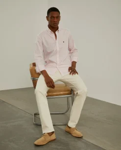 Camisa slim fit com padrão de riscas|LION OF PORCHES Cheap