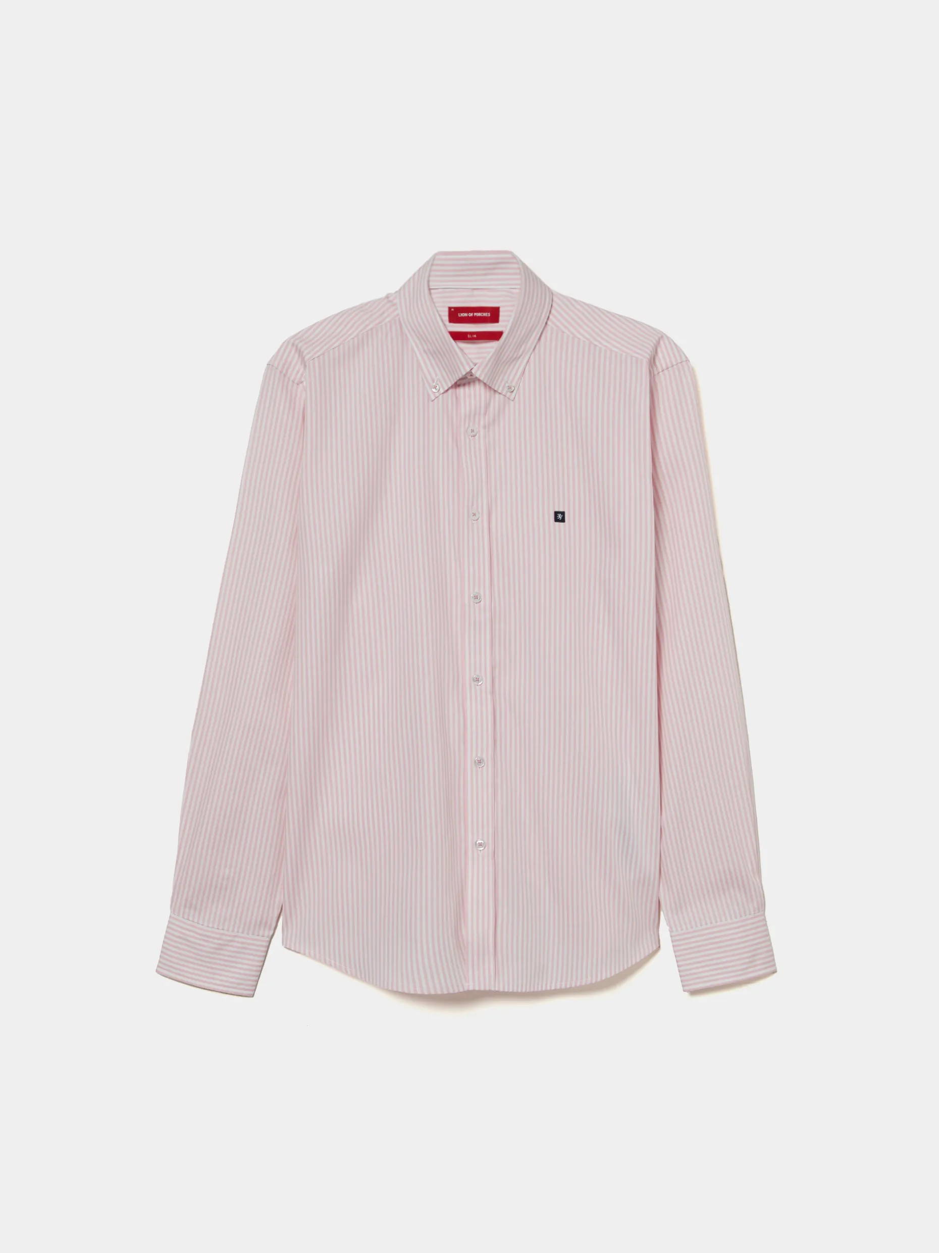 Camisa slim fit com padrão de riscas|LION OF PORCHES Cheap