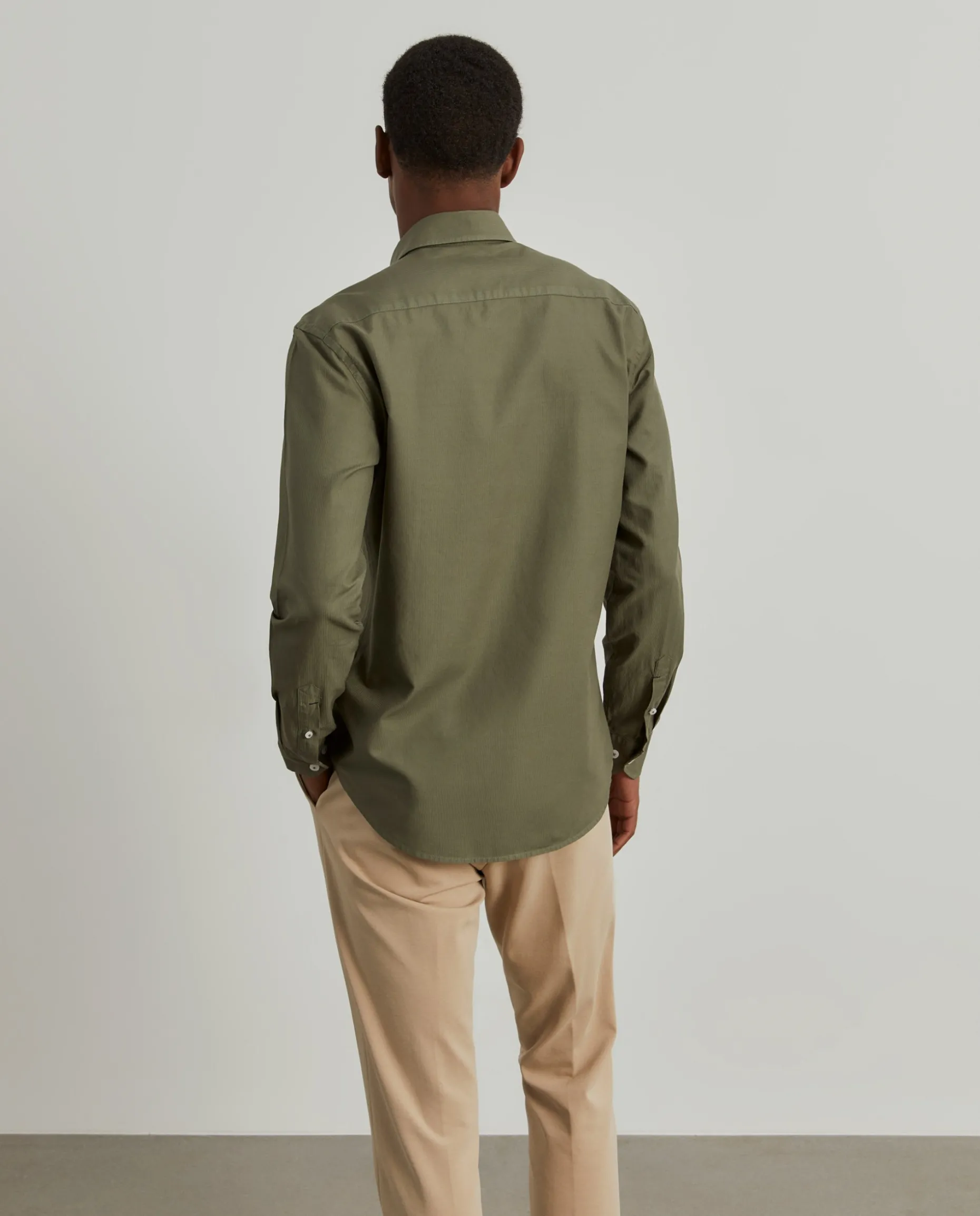 Camisa slim fit de algodão|LION OF PORCHES Shop