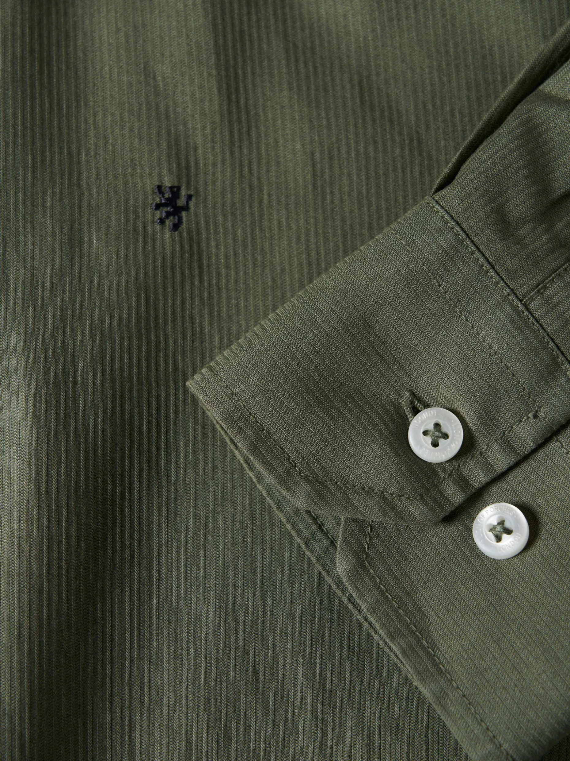 Camisa slim fit de algodão|LION OF PORCHES Shop
