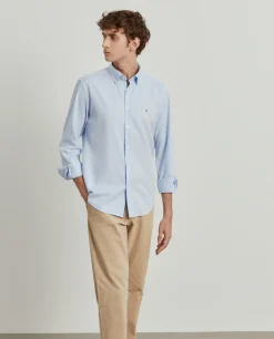 Camisa slim fit de algodão garment dye|LION OF PORCHES Cheap