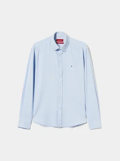 Camisa slim fit de algodão garment dye|LION OF PORCHES Cheap