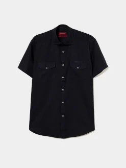 Camisa slim fit de manga curta|LION OF PORCHES Discount