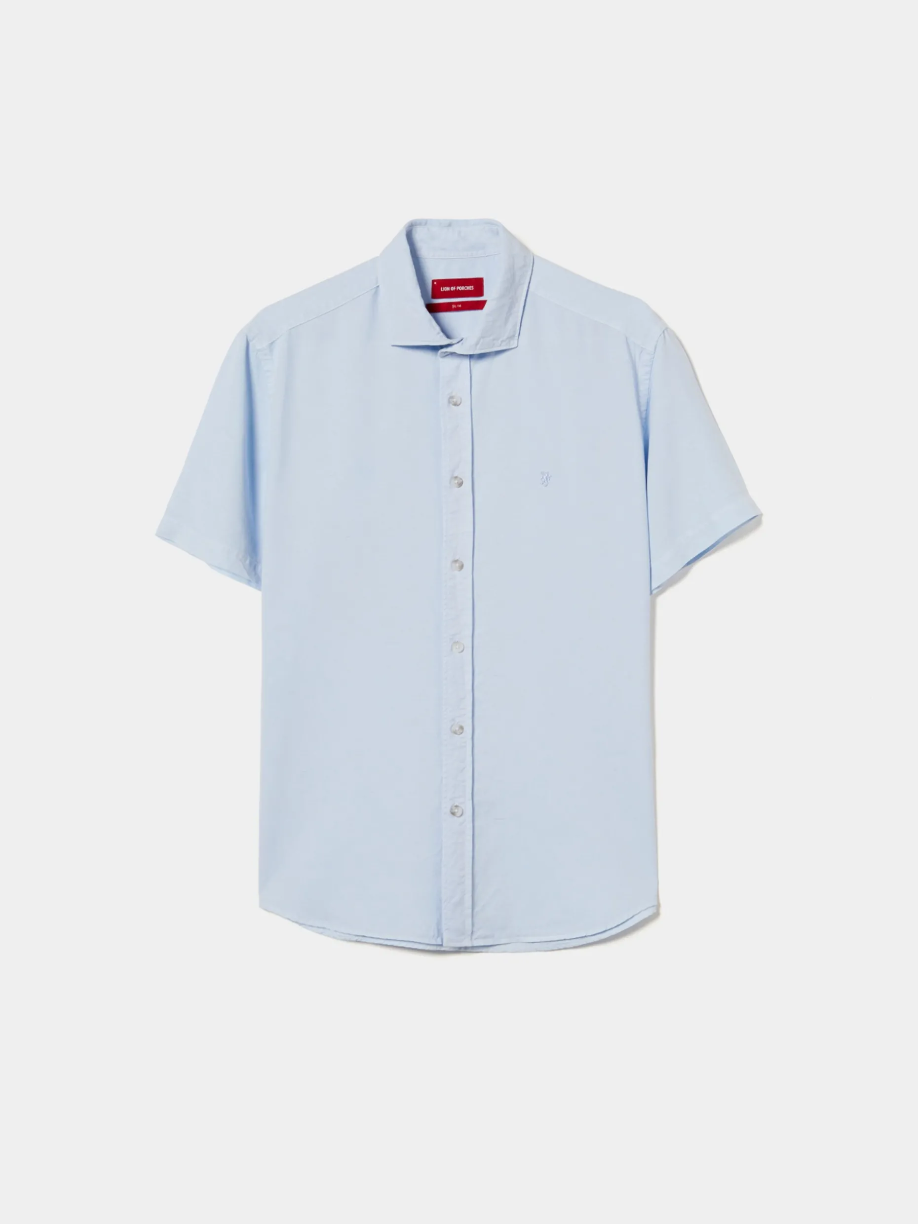 Camisa slim fit de manga curta|LION OF PORCHES Sale