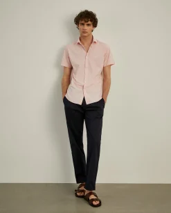 Camisa slim fit de manga curta|LION OF PORCHES Clearance