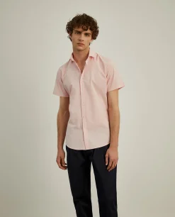 Camisa slim fit de manga curta|LION OF PORCHES Clearance