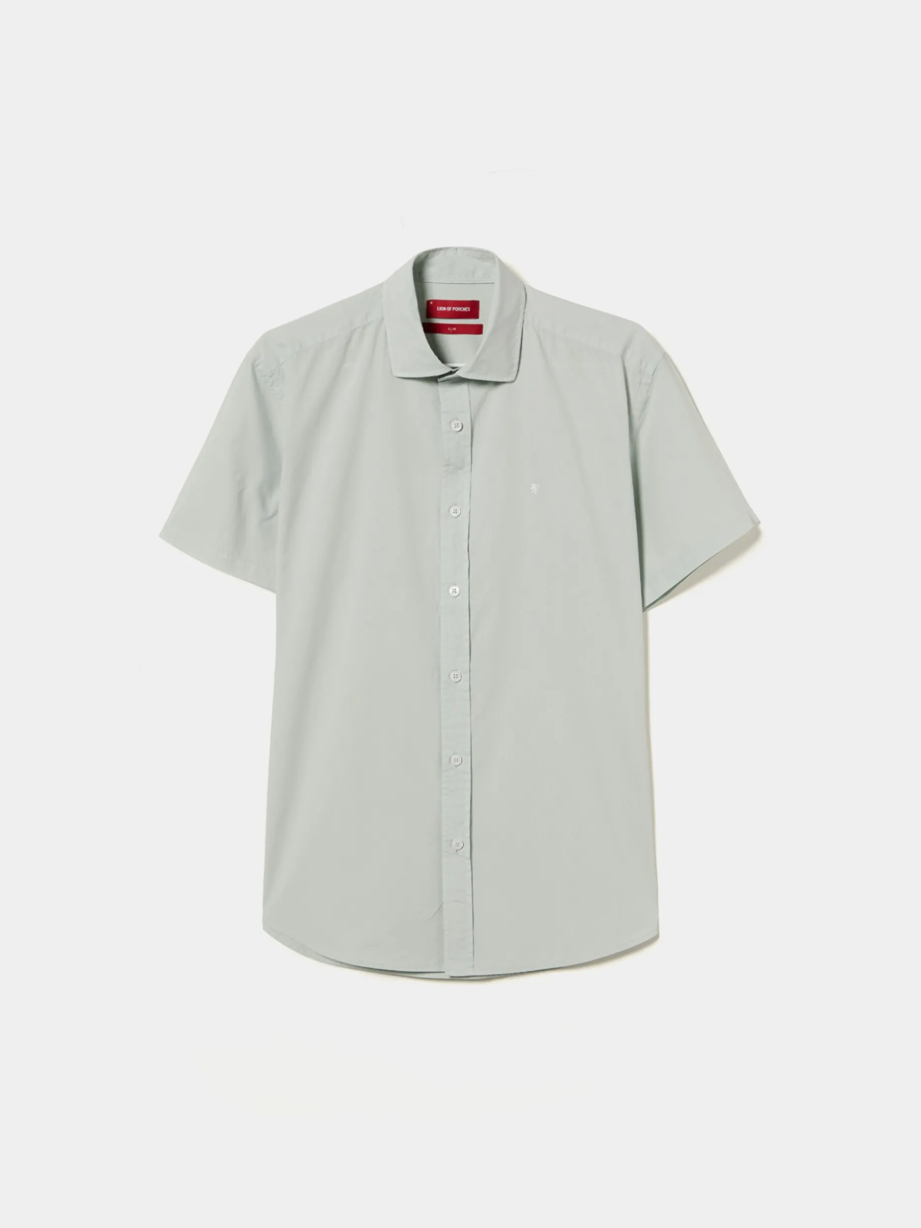 Camisa slim fit de manga curta|LION OF PORCHES Online