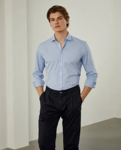 Camisa slim fit de popelina|LION OF PORCHES Cheap