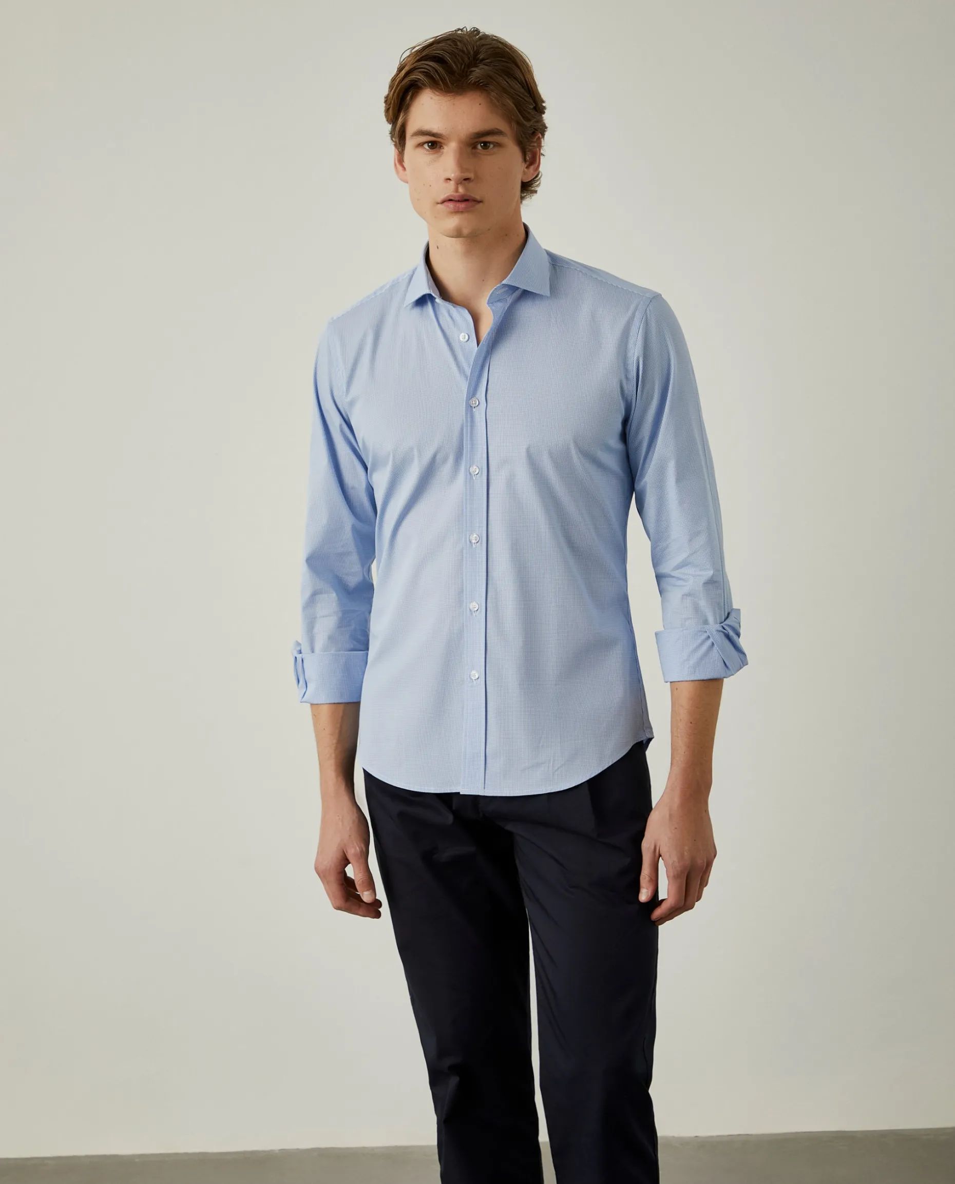 Camisa slim fit de popelina|LION OF PORCHES Cheap