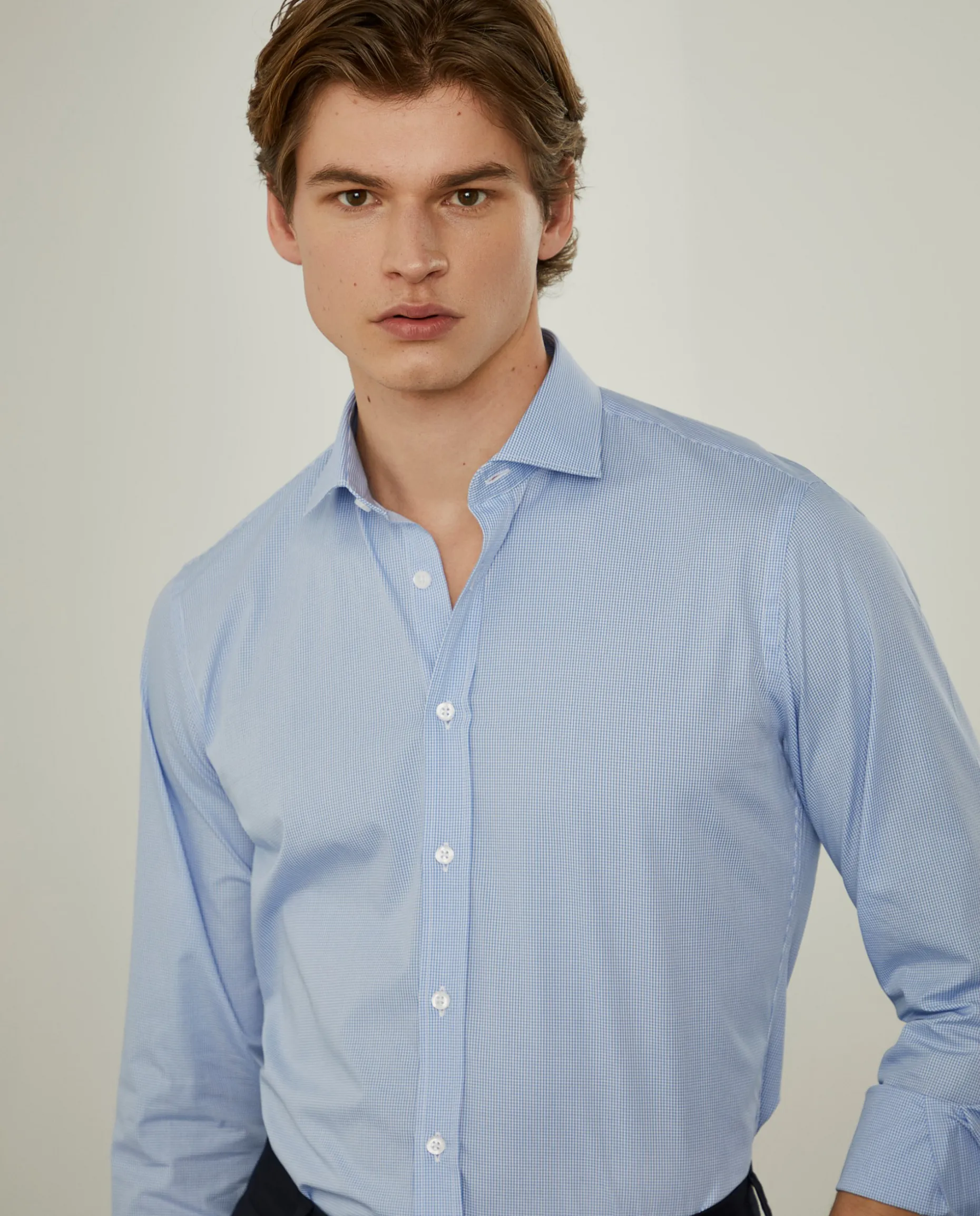 Camisa slim fit de popelina|LION OF PORCHES Cheap