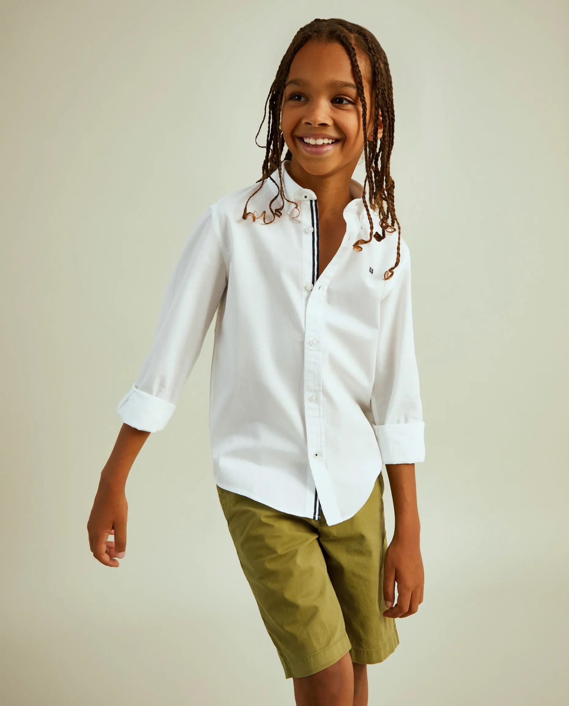 Camisa slim fit de popelina|LION OF PORCHES Best