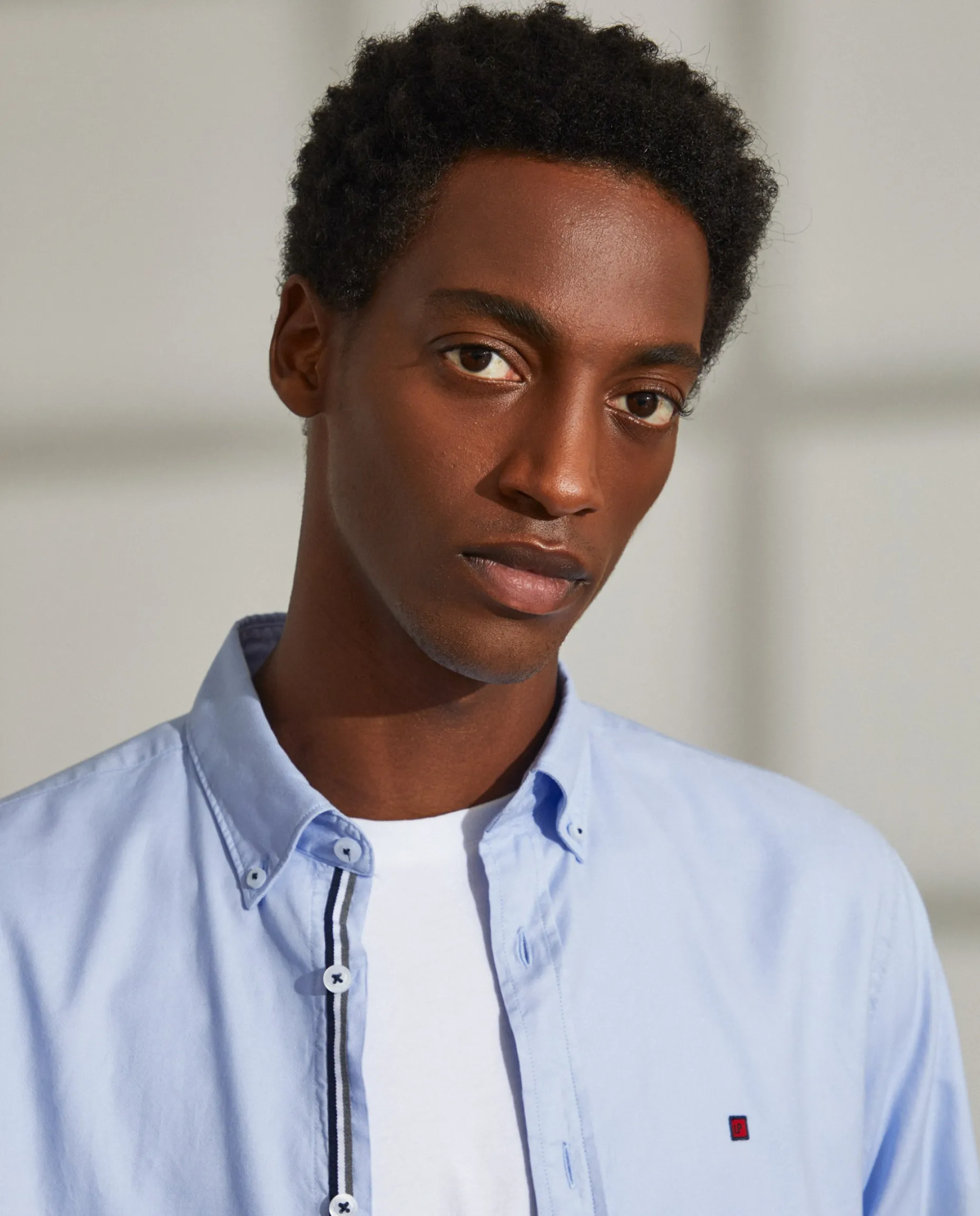 Camisa slim fit em algodão|LION OF PORCHES Discount