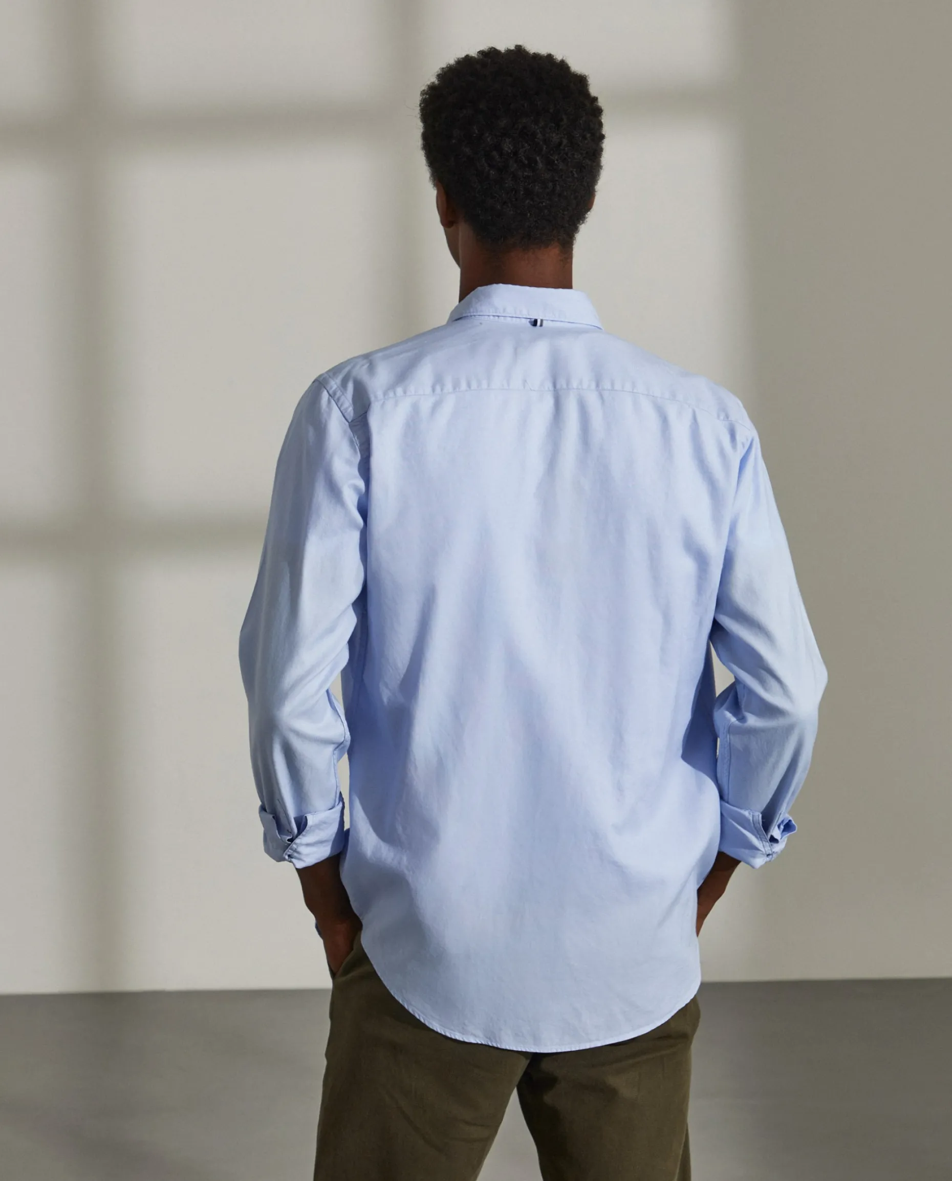 Camisa slim fit em algodão|LION OF PORCHES Discount