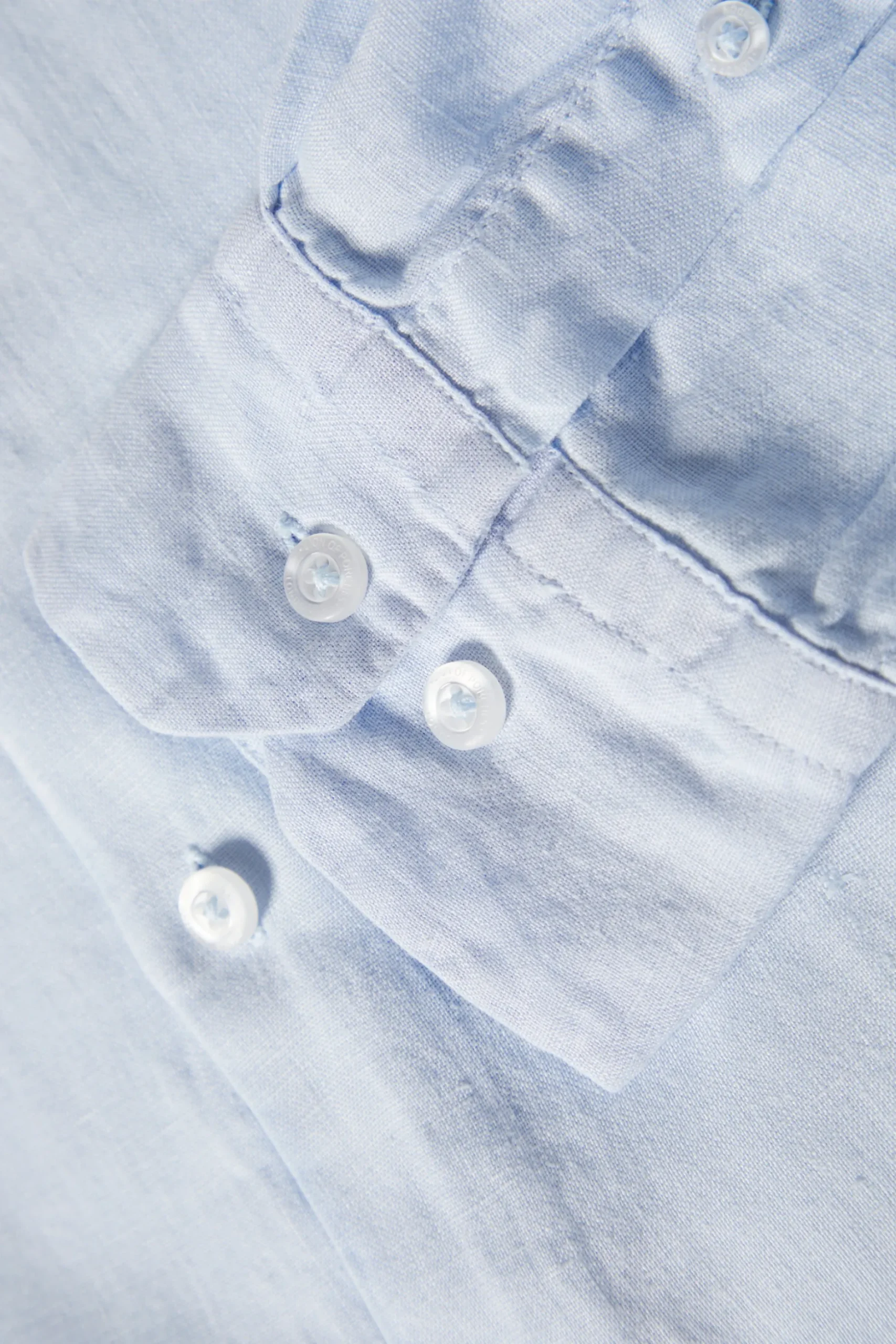 Camisa slim fit em linho garment dye|LION OF PORCHES Outlet