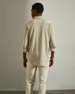 Camisa slim fit em malha piqué com carcela de polo|LION OF PORCHES Online