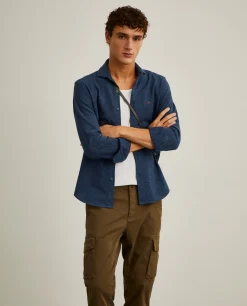 Camisa slim fit em malha piquê|LION OF PORCHES Cheap