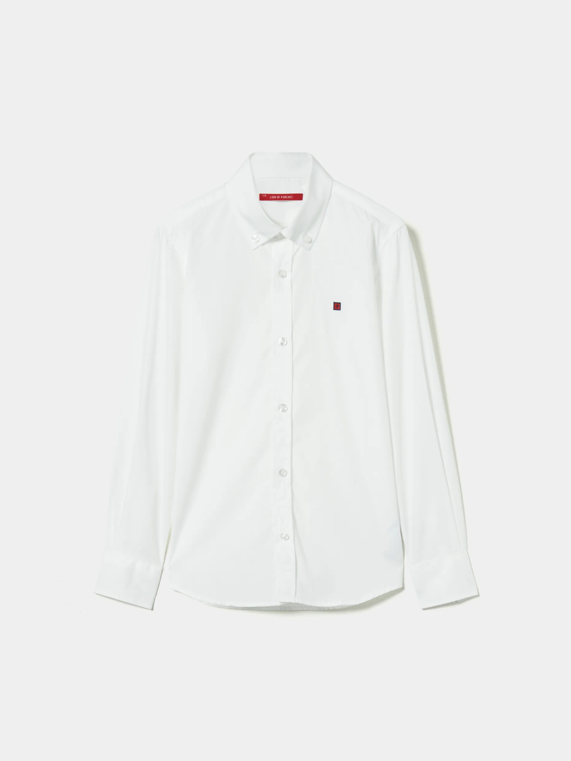 Camisa slim fit em popelina|LION OF PORCHES Best Sale