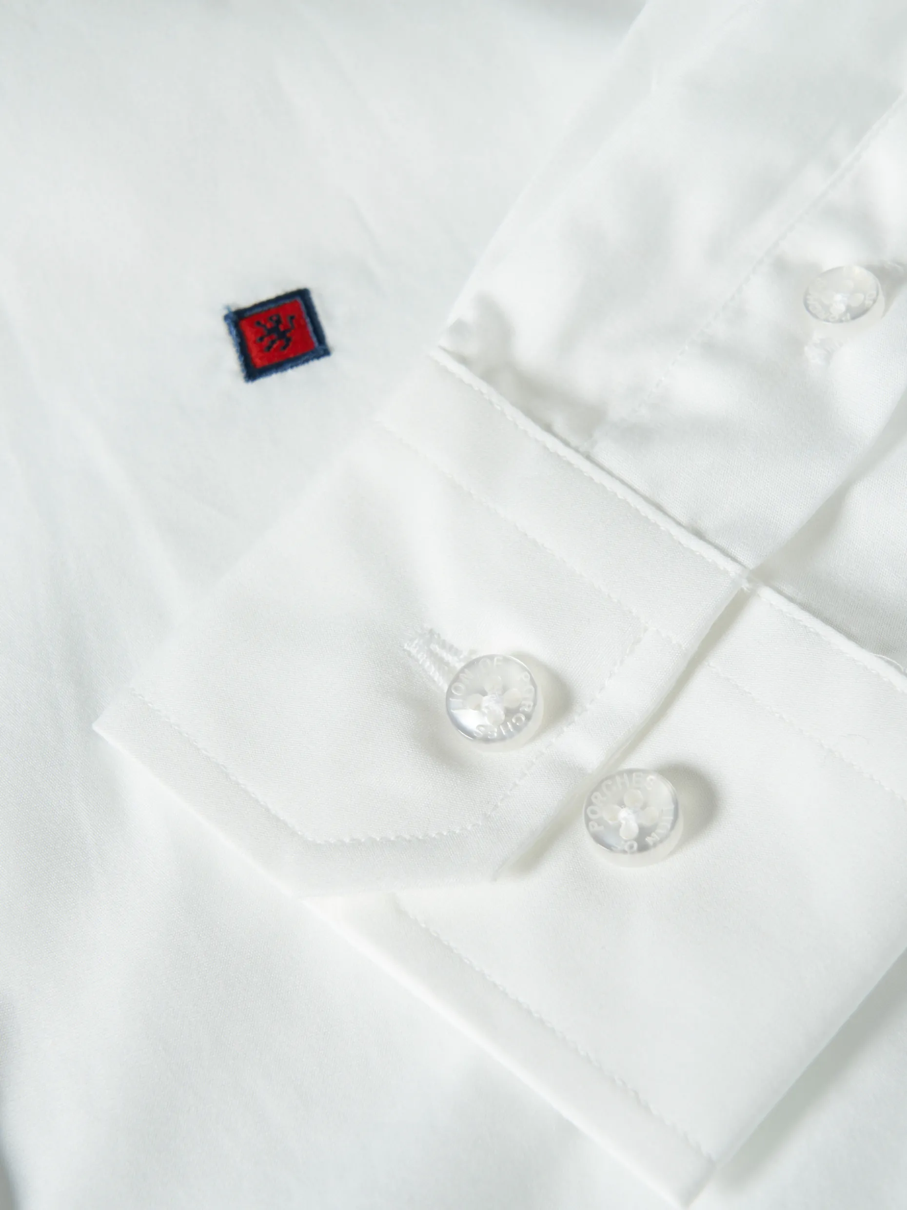 Camisa slim fit em popelina|LION OF PORCHES Best Sale