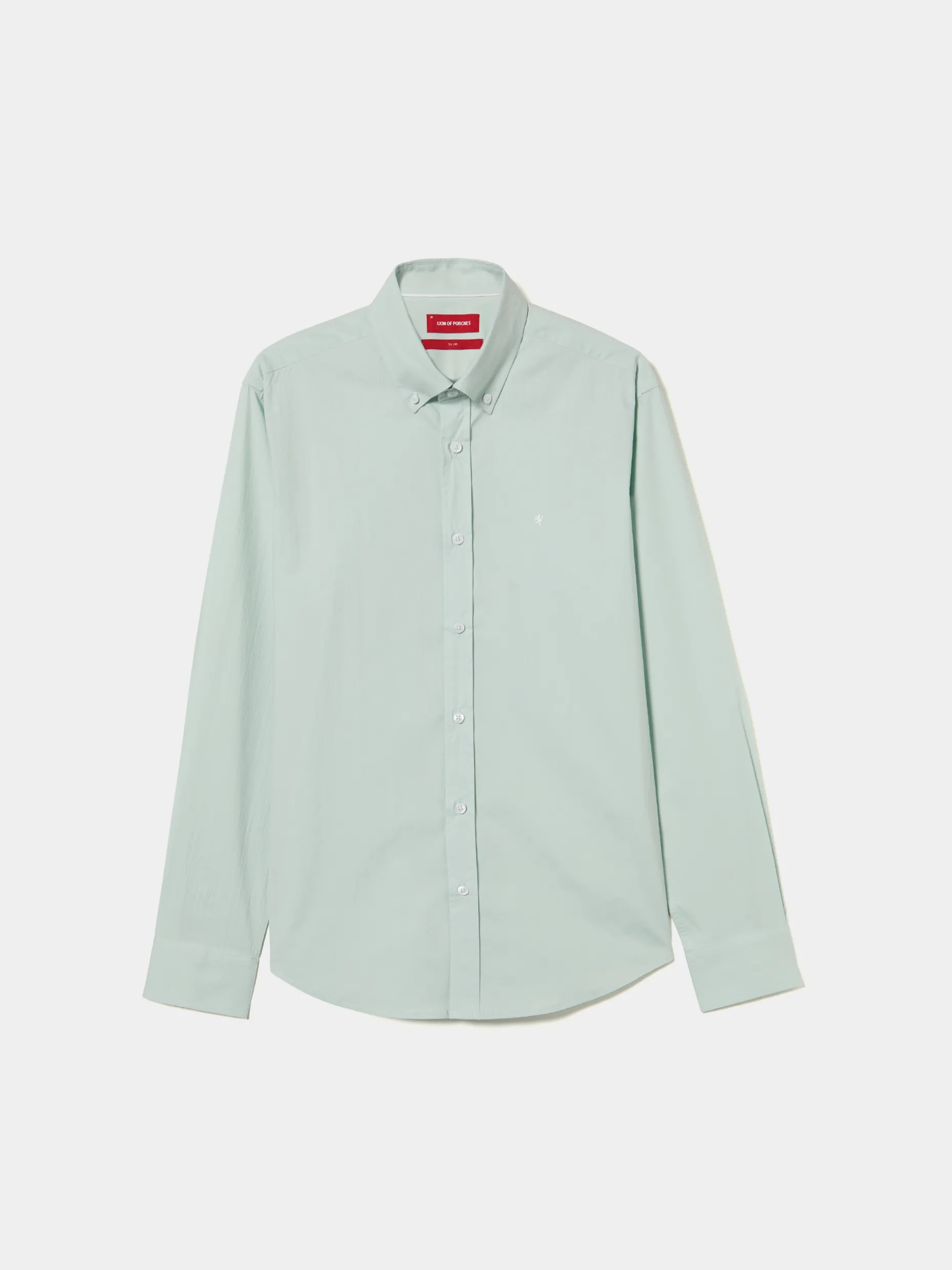 Camisa slim fit em popelina|LION OF PORCHES Shop