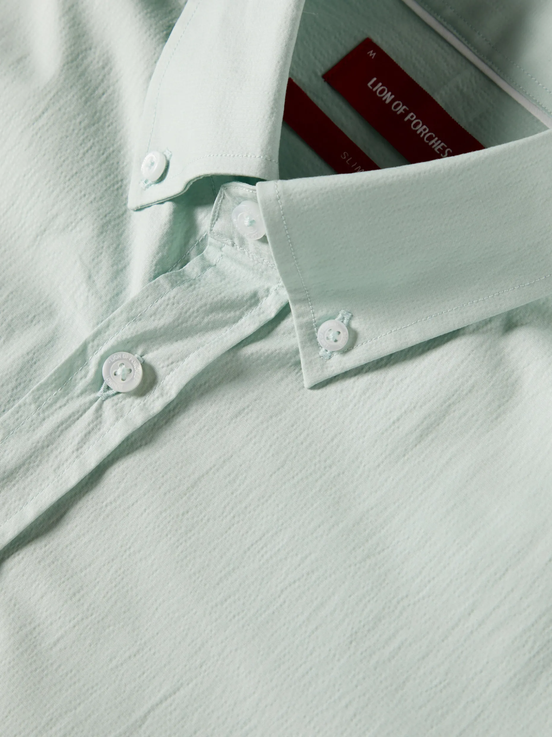 Camisa slim fit em popelina|LION OF PORCHES Shop