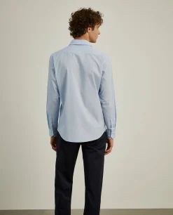 Camisa slim fit em popelina|LION OF PORCHES Flash Sale