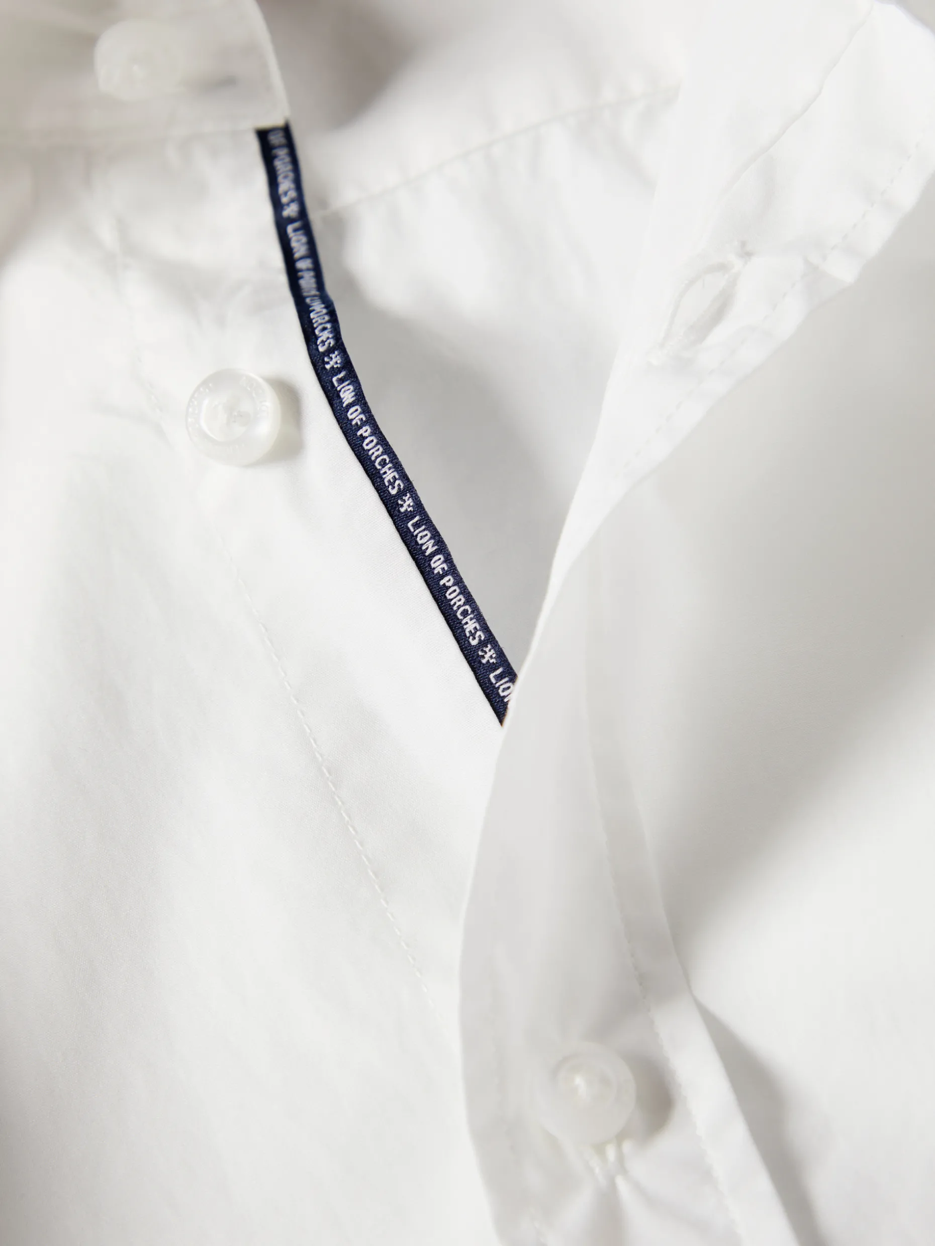 Camisa slim fit em popelina|LION OF PORCHES Store