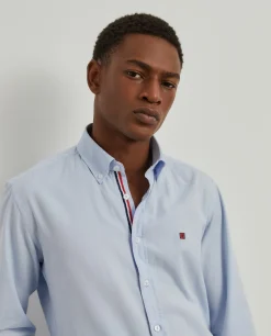 Camisa slim fit em sarja|LION OF PORCHES Discount