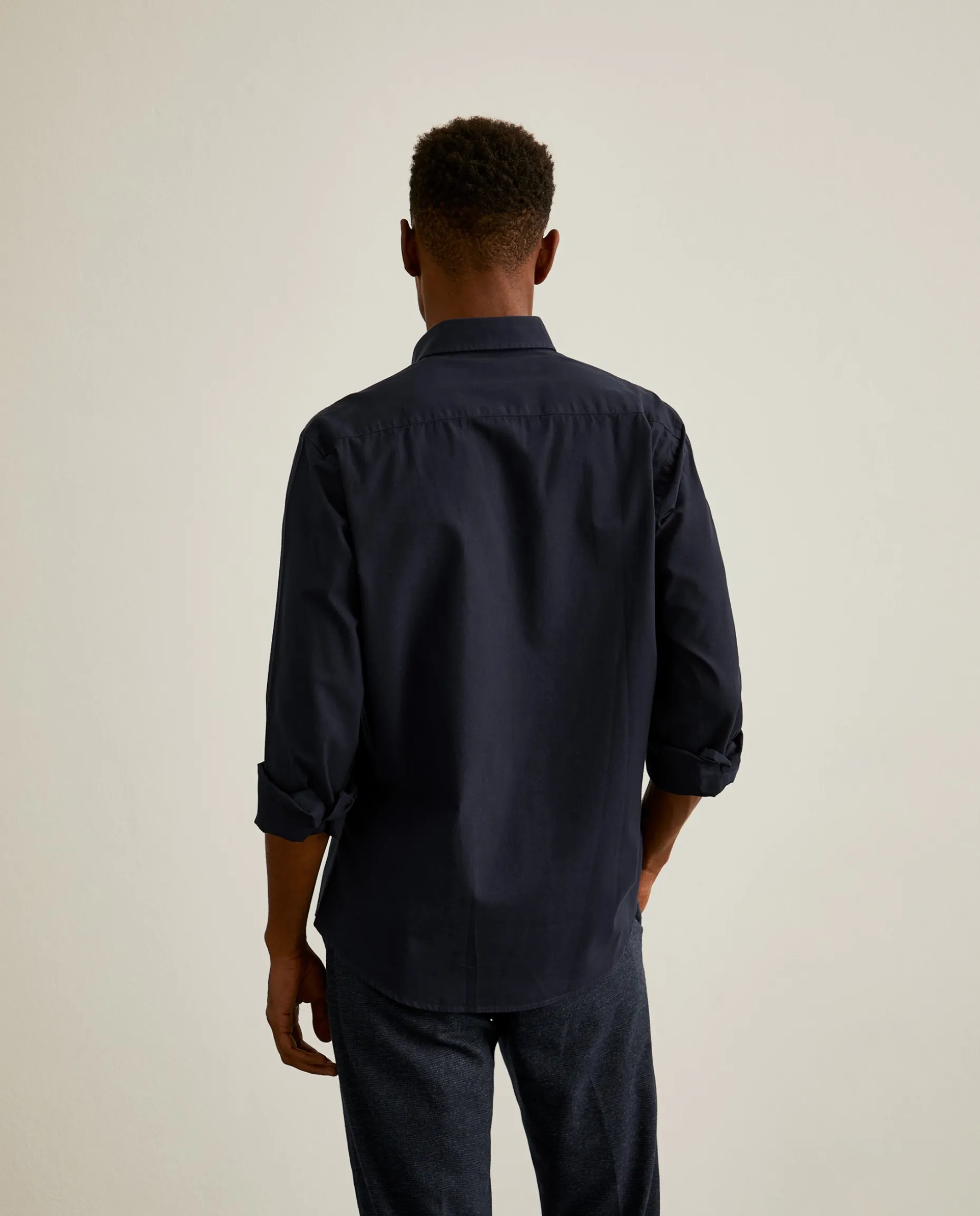 Camisa slim fit em sarja|LION OF PORCHES Hot