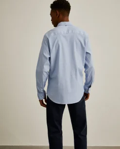 Camisa slim fit em tecido oxford|LION OF PORCHES Sale