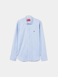 Camisa slim fit em tecido oxford|LION OF PORCHES Sale