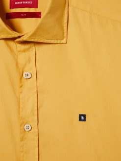 Camisa slim fit em tecido popelina|LION OF PORCHES Discount