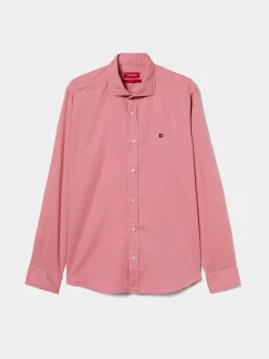 Camisa slim fit em tecido popelina|LION OF PORCHES Hot