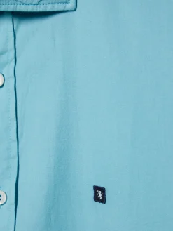 Camisa slim fit em tecido popelina|LION OF PORCHES New