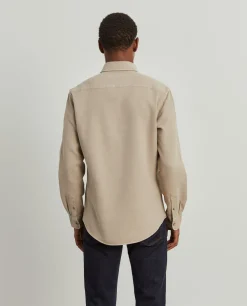 Camisa slim fit garment dye|LION OF PORCHES Fashion