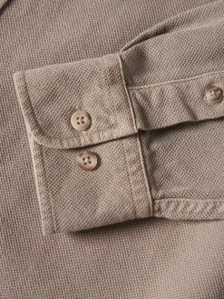 Camisa slim fit garment dye|LION OF PORCHES Fashion