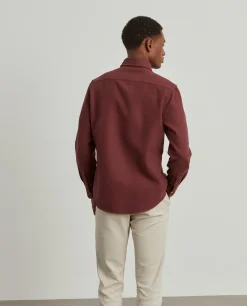 Camisa slim fit garment dye|LION OF PORCHES Online