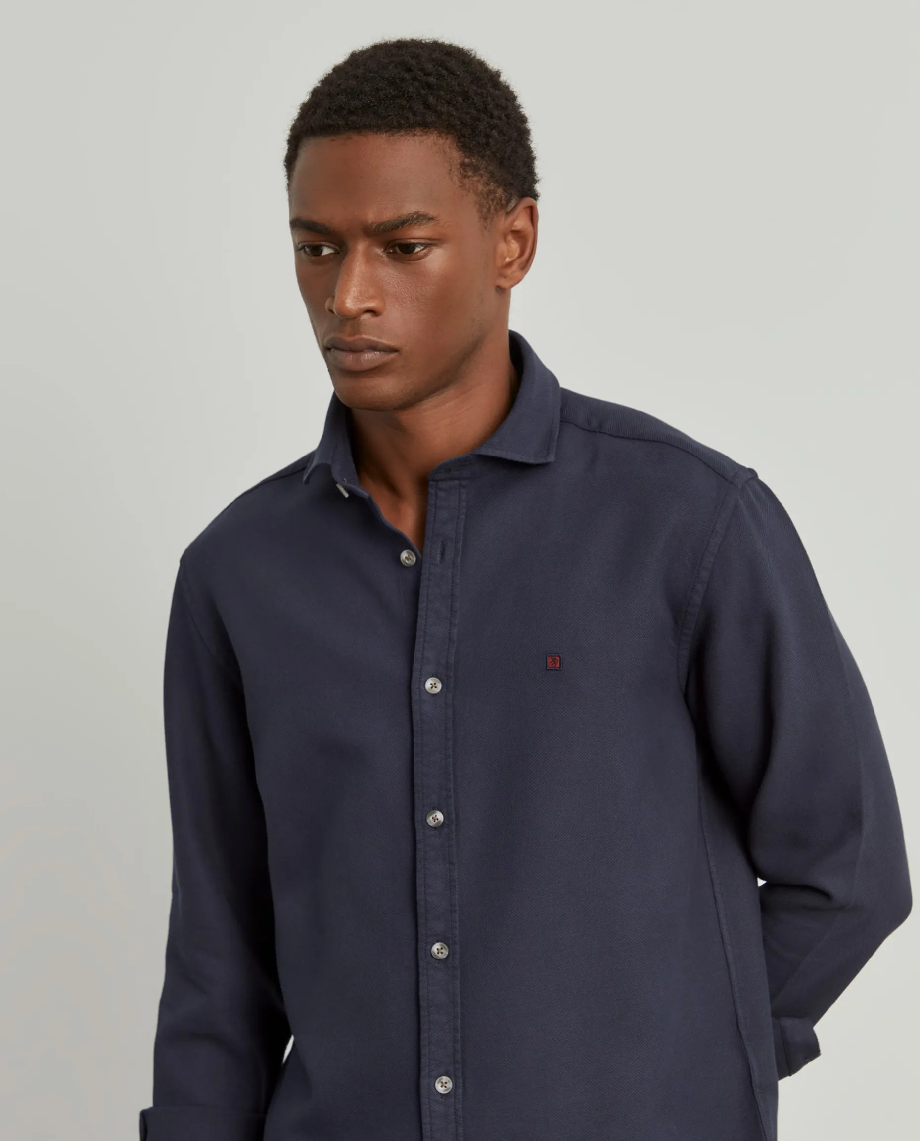 Camisa slim fit garment dye|LION OF PORCHES Cheap