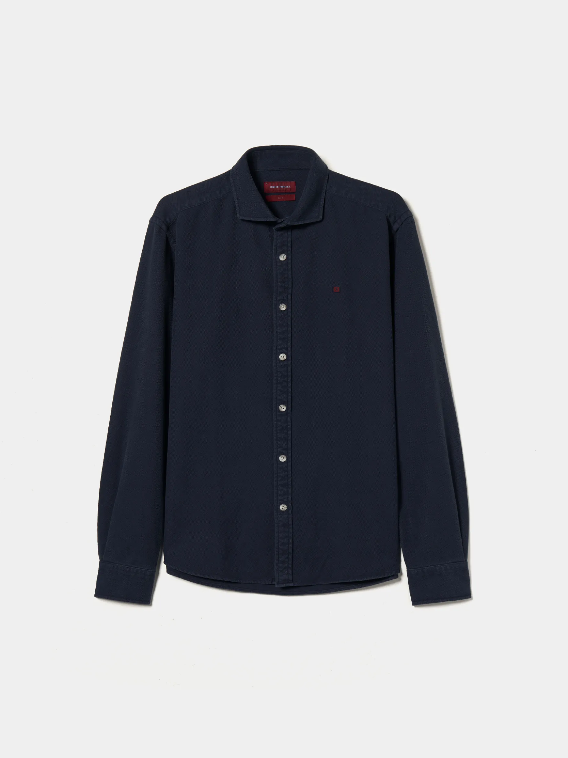 Camisa slim fit garment dye|LION OF PORCHES Cheap