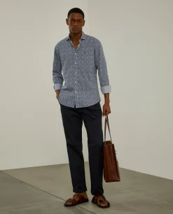 Camisa slim fit padrão floral|LION OF PORCHES Sale