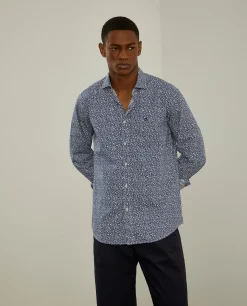 Camisa slim fit padrão floral|LION OF PORCHES Sale