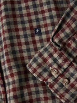 Camisa slim fit quadrados|LION OF PORCHES Store
