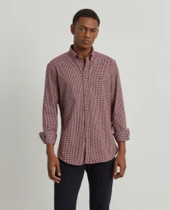 Camisa slim fit quadrados|LION OF PORCHES Fashion