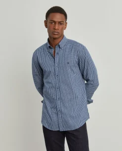 Camisa slim fit quadrados|LION OF PORCHES Cheap