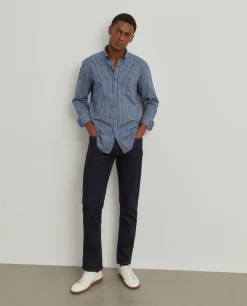 Camisa slim fit quadrados|LION OF PORCHES Cheap