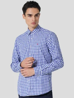 Camisa slim fit quadrados|LION OF PORCHES Cheap