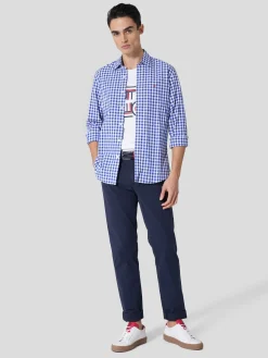 Camisa slim fit quadrados|LION OF PORCHES Cheap
