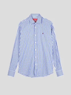 Camisa slim fit quadrados|LION OF PORCHES Cheap