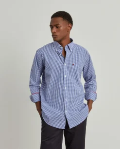 Camisa xadrez regular fit|LION OF PORCHES Outlet