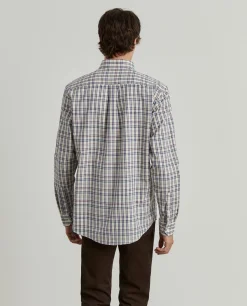 Camisa xadrez regular fit|LION OF PORCHES Best Sale