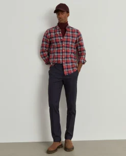 Camisa xadrez slim fit|LION OF PORCHES Cheap